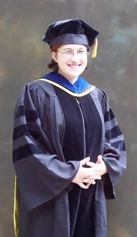 doctoral cap and gown